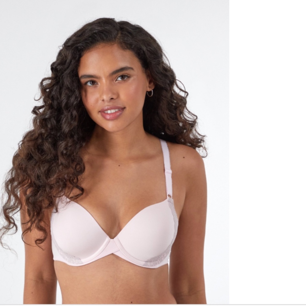 Maidenform One Fab Fit Everyday Modern Demi Underwire Bra Ballerina Slipper NWT